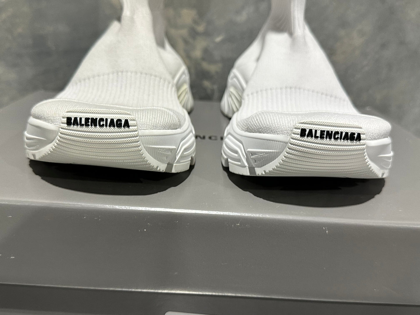 Tênis Balenciaga Speed ​​3.0 Knit Sock Feminino Branco Tamanho 9