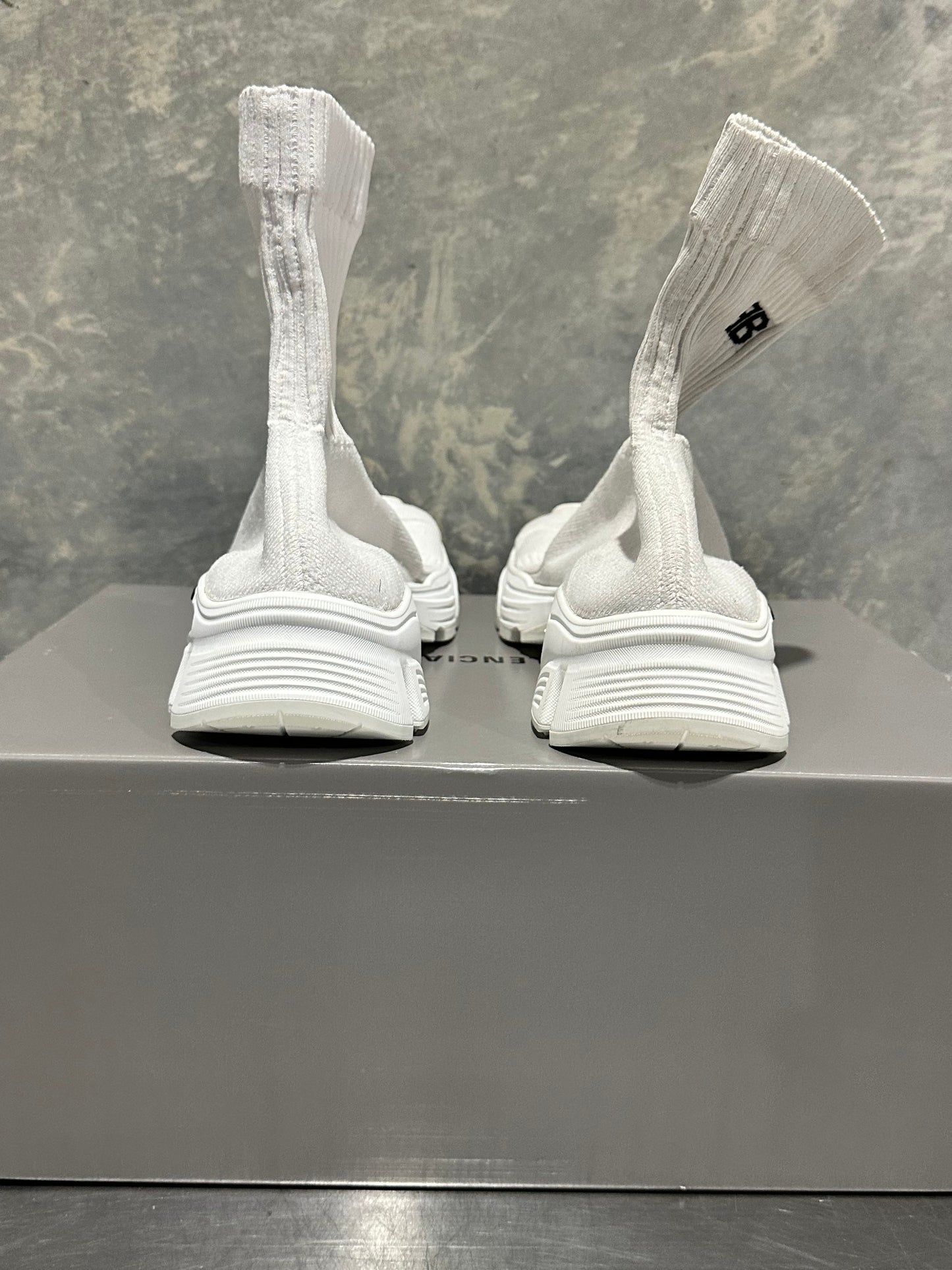 Tênis Balenciaga Speed ​​3.0 Knit Sock Feminino Branco Tamanho 9