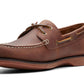 Sapatos náuticos Clarks Port View masculinos, marrom, tamanho 8,5 M