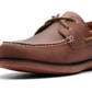 Sapatos náuticos Clarks Port View masculinos, marrom, tamanho 8,5 M
