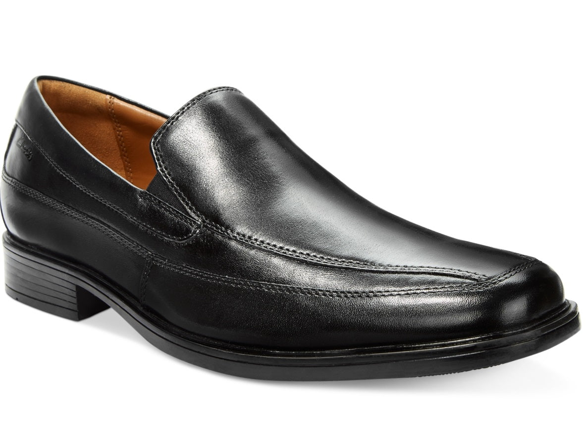 Sapatos Clarks Tilden Free Loafer Masculino Preto Tamanho 8,5 W
