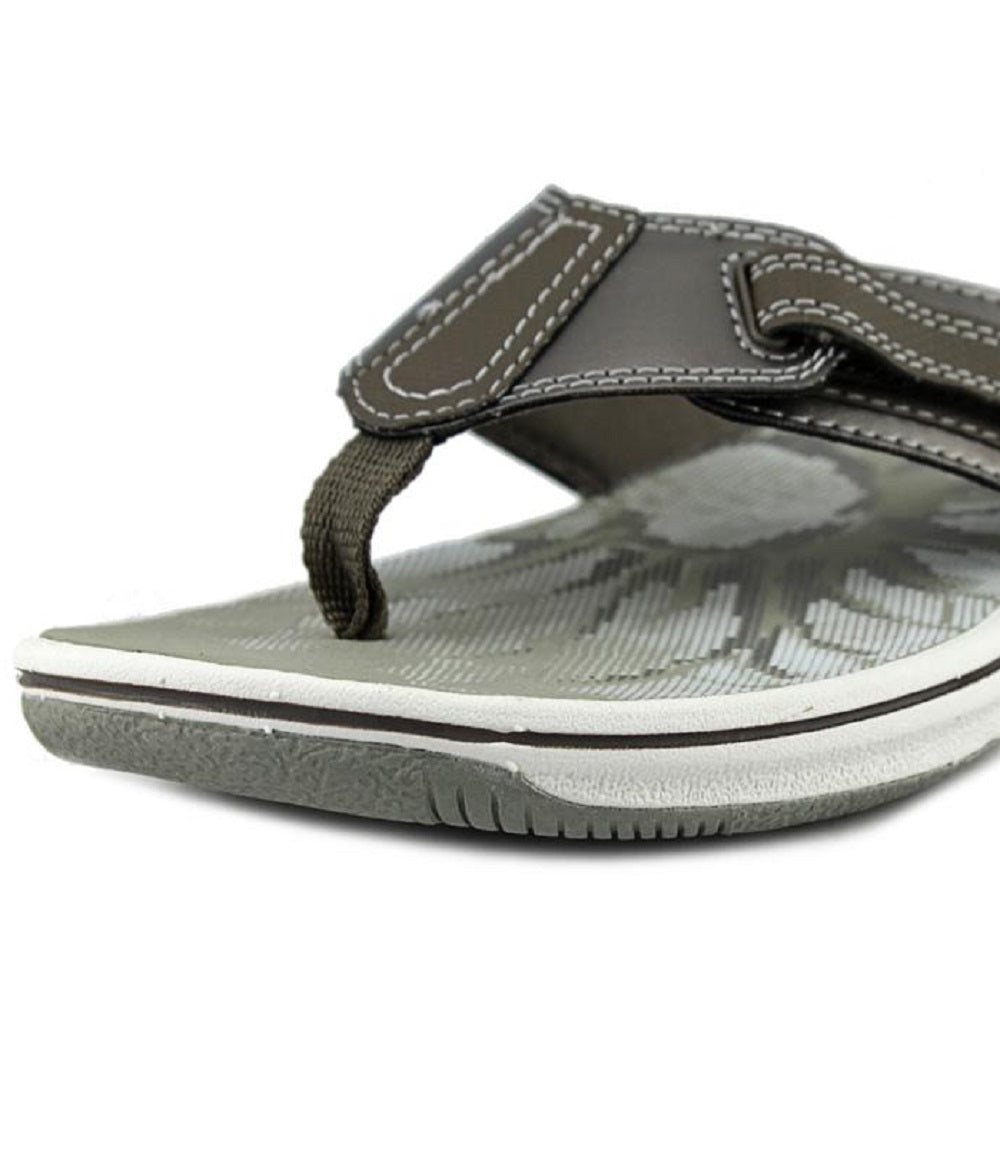 Clarks Brinkley JoJo Sandálias Casuais Abertas Femininas Tamanho 6 Cinza