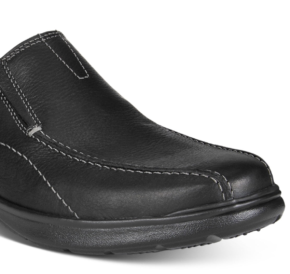 Tênis Clarks Masculino Cotrell Step Bike Toe Slip On Preto Tamanho 10,5 W