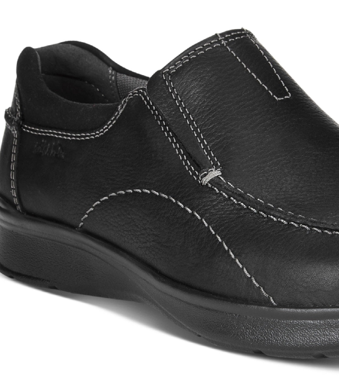 Tênis Clarks Masculino Cotrell Step Bike Toe Slip On Preto Tamanho 10,5 W