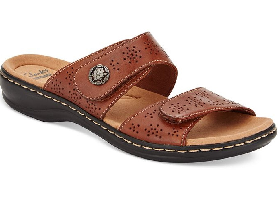 Sandália Clarks Leisa Lacole Feminina Marrom Tamanho 8,5 M