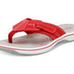 Chinelos Clarks Brinkley Bree Femininos Vermelhos Tamanho 11 M