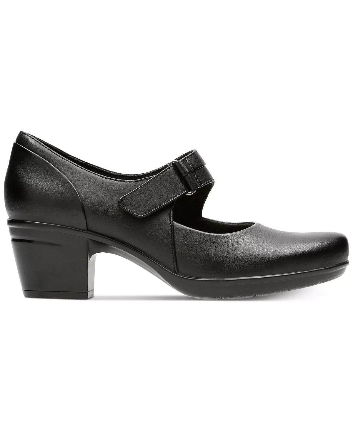 Clarks Emslie Lulin Mary Jane Scarpin Feminino Preto Tamanho 6,5 M