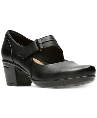 Clarks Women's Emslie Lulin Mary Jane Pumps Black Size 8 M