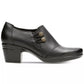 Clarks Emslie Warren Leather Shooties Feminino Preto Tamanho 9 M