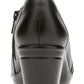 Clarks Emslie Warren Leather Shooties Feminino Preto Tamanho 9 M