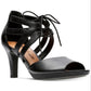 Clarks Adriel Elaina Peep Toe Scarpin Feminino Preto Tamanho 9M