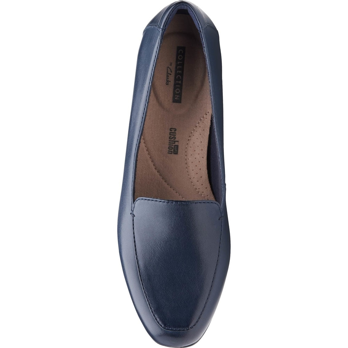 Sapatilhas femininas Clarks Juliet Lora azuis, tamanho 8,5 M
