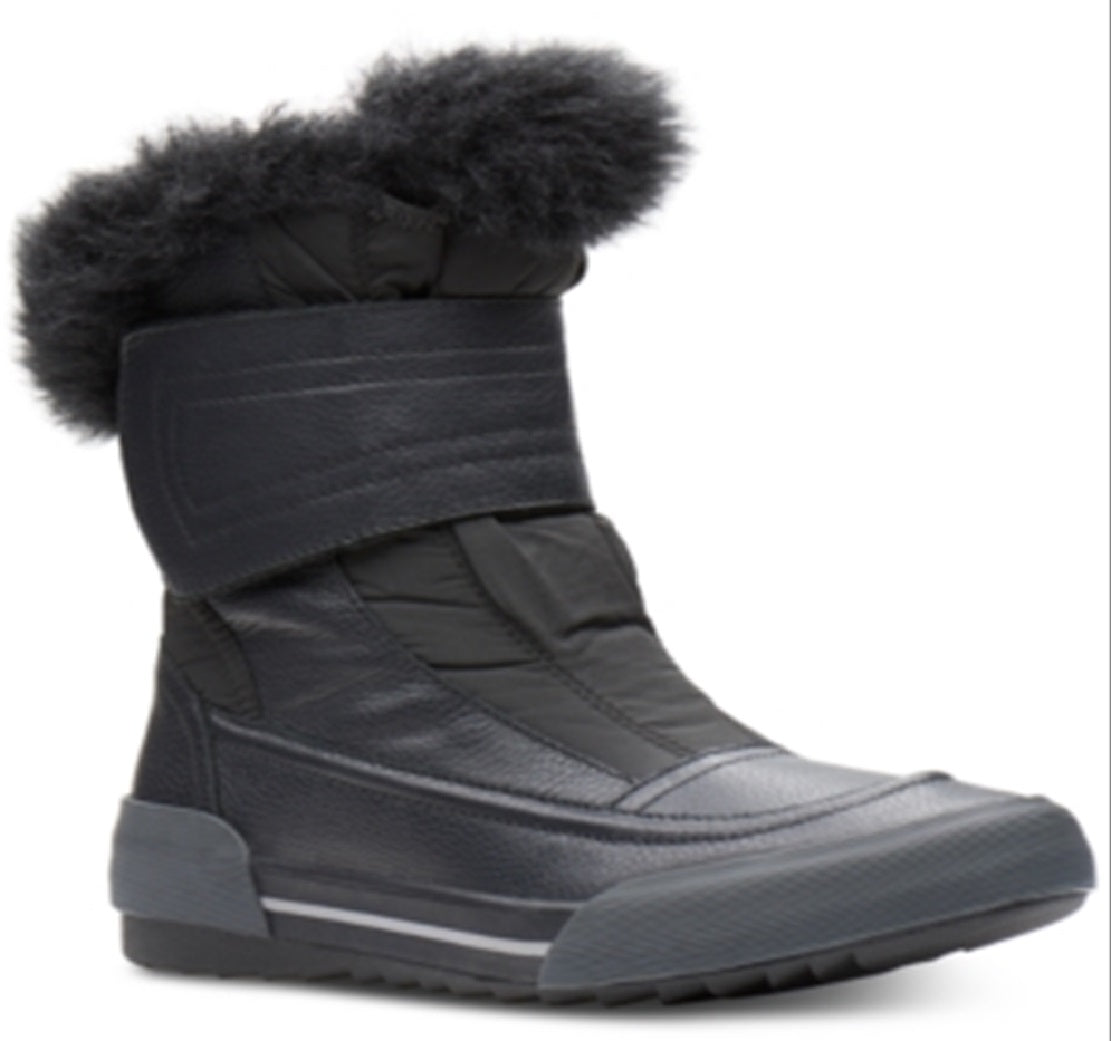 Bota Clarks Gilby Merilyn Impermeável Feminina Preta Tamanho 7,5 M