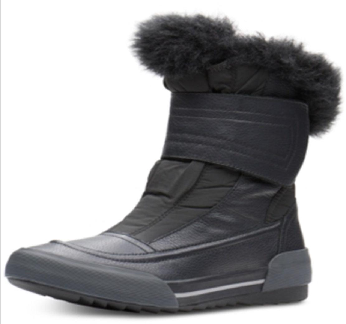 Bota Clarks Gilby Merilyn Impermeável Feminina Preta Tamanho 7,5 M