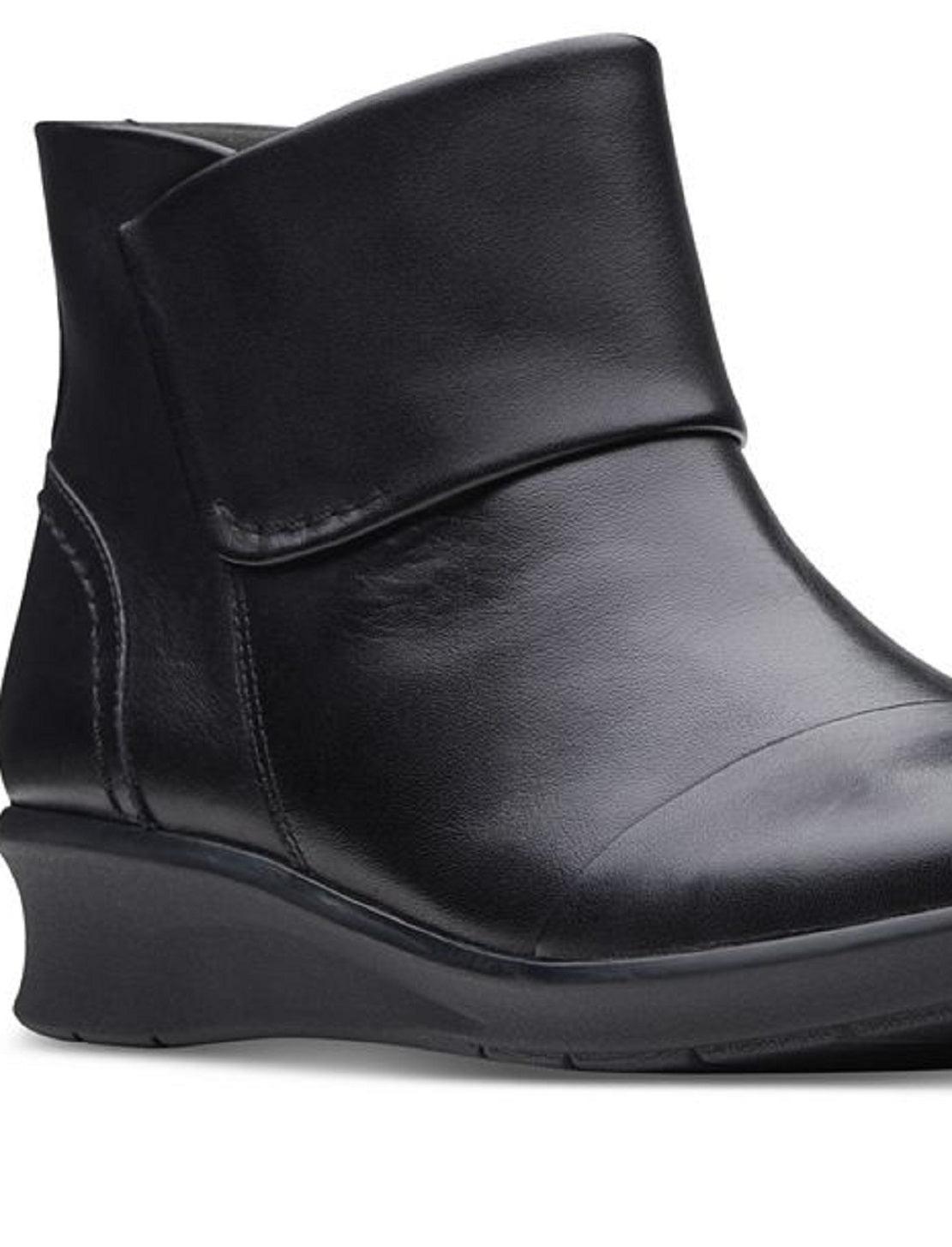 Bota feminina Clarks Hope Track preta tamanho 6 1/2