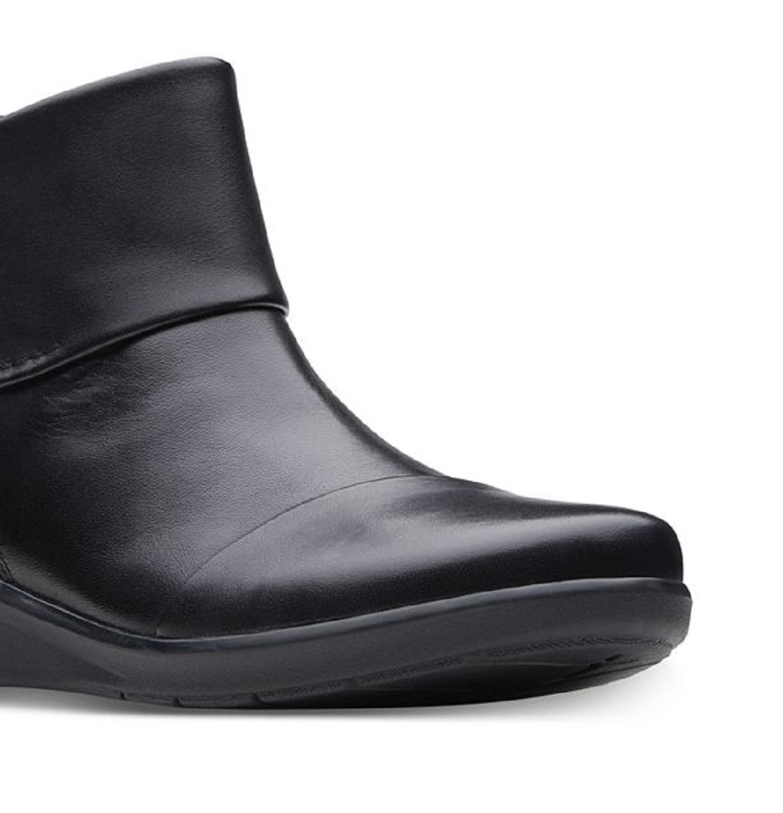 Bota feminina Clarks Hope Track preta tamanho 6 1/2