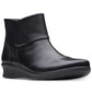 Botas de corrida femininas Clarks Hope, pretas, tamanho 7 M