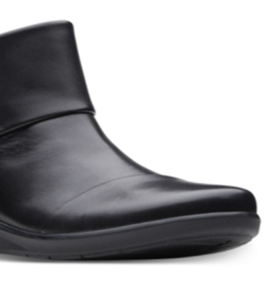 Bota feminina Clarks Hope Track preta, tamanho 8,5 M