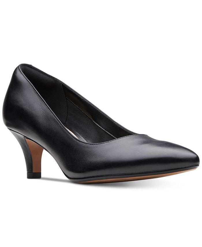 Coleção Feminina Clarks Linvale Jerica Sapatos Pretos Tamanho 7 M