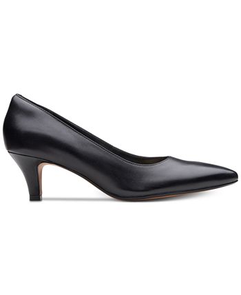 Coleção Feminina Clarks Linvale Jerica Sapatos Pretos Tamanho 7 M