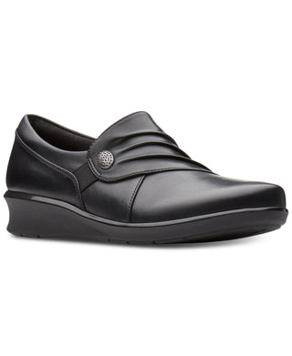 Clarks Women's Hope Roxanne Shoes Black Size 10 W