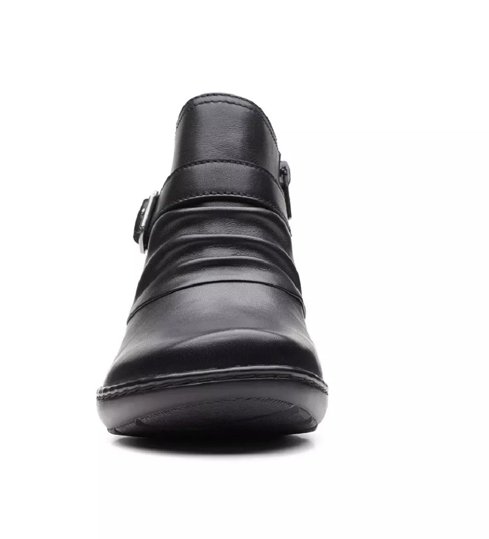 Botas Clarks Femininas Cora Ruched Pretas Tamanho 9 M