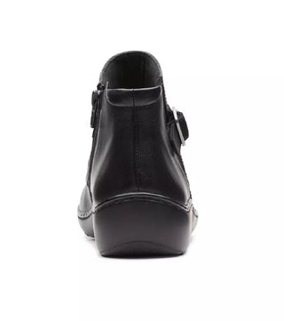 Clarks Women's Collection Cora Ruched Boots Black Size 9 M