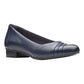 Clarks Juliet Petra Sapatos Baixos Femininos Azuis Tamanho 8,5 M