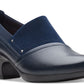 Sapatos Clarks Emily Step da coleção feminina, azul, tamanho 7,5 M