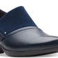 Sapatos Clarks Emily Step da coleção feminina, azul, tamanho 7,5 M
