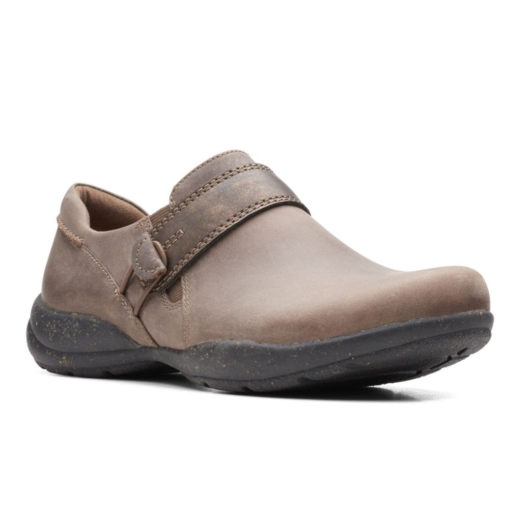 Clarks Coleção Feminina Roseville Dot Flats Marrom Tamanho 8,5 W