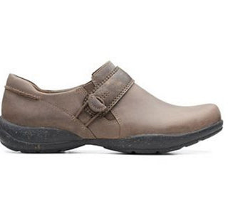 Clarks Women's Collection Roseville Dot Flats Brown Size 8.5 W