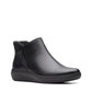 Botas femininas Clarks Kayleigh Mid pretas, tamanho 7 M
