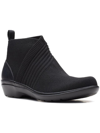 Clarks Women's Collection Sashlyn Mid Boots  Shoes Black Size 7.5 M