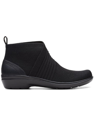 Clarks Women's Collection Sashlyn Mid Boots  Shoes Black Size 7.5 M