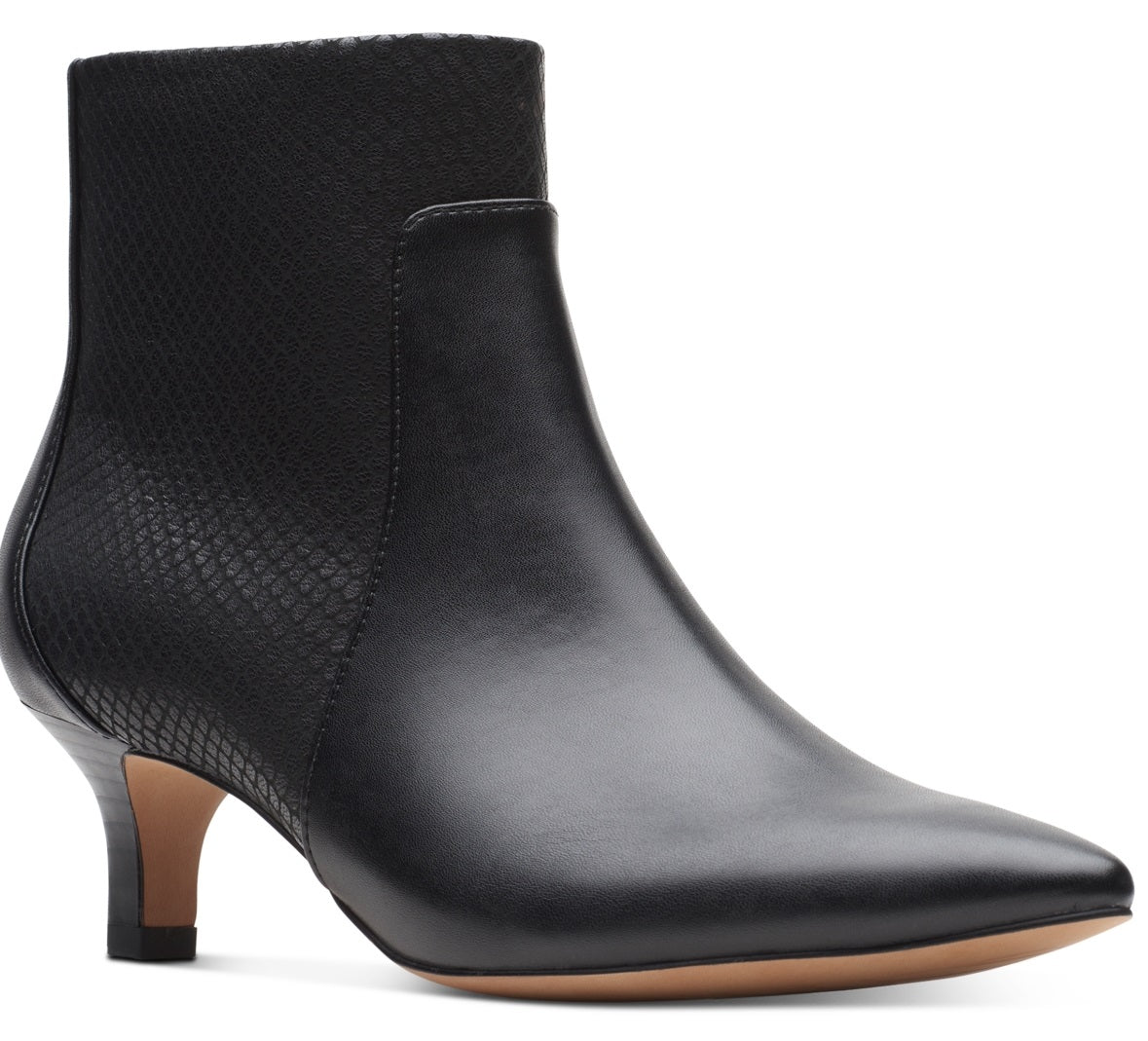 Botas femininas Clarks Shondrah pretas, tamanho 7,5 M