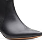 Botas femininas Clarks Shondrah pretas, tamanho 7,5 M