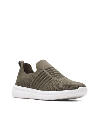 Clarks Women's Cloud Steppers Ezera Walk Sneaker Shoes Green Size 12 B - M