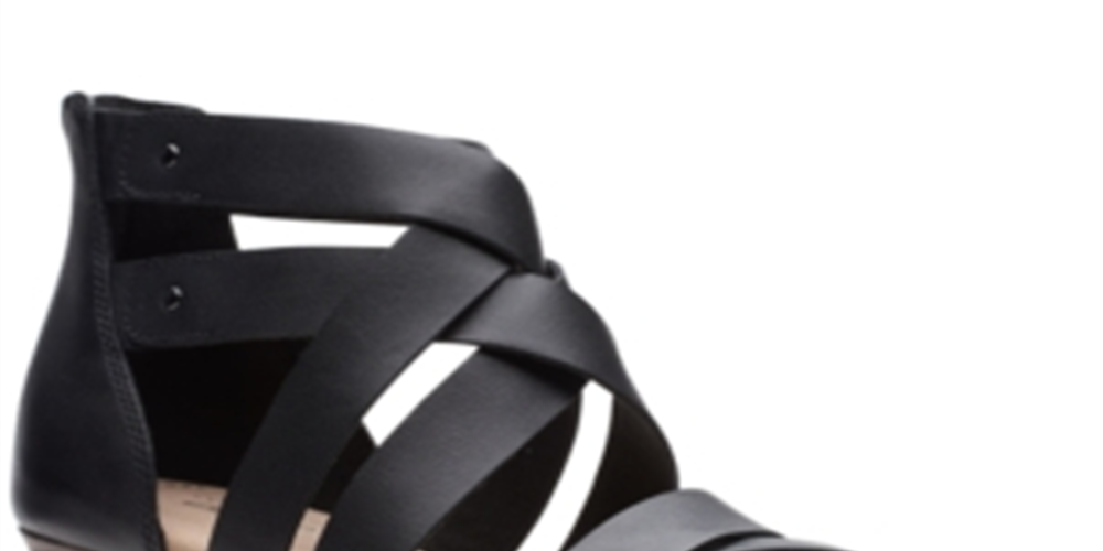 Sandálias Clarks Valarie Dream para mulheres, pretas, tamanho 5,5 M