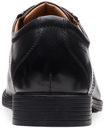 Sapatos Oxford Clarks Masculinos Whiddon Cap Toe Preto Tamanho 12 M