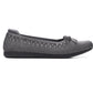 Clarks Cloudstepper Carly Hope Flats Feminino Cinza Tamanho 9 M