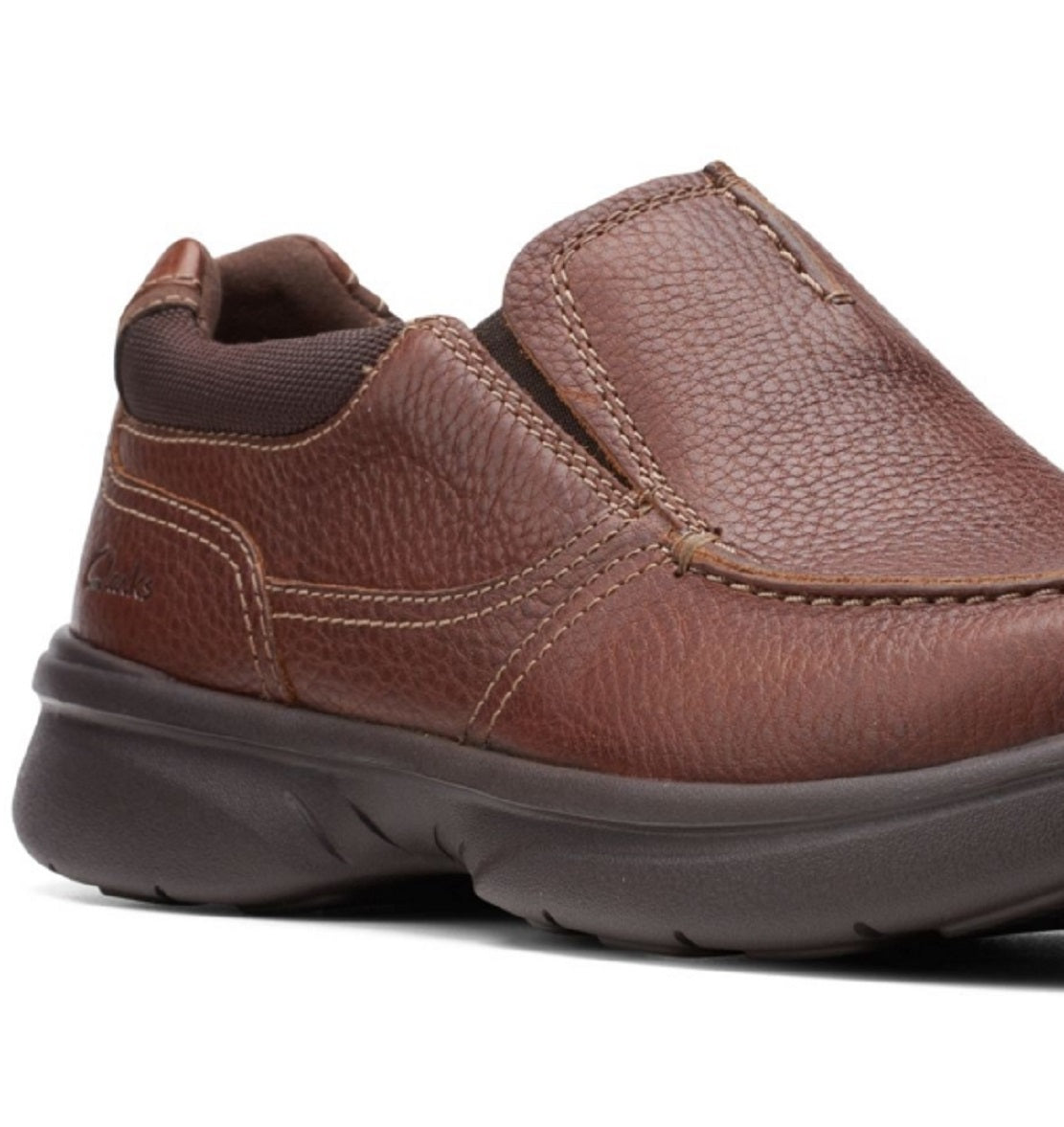 Tênis Clarks Bradley Free de couro, masculino, marrom, tamanho 8 M