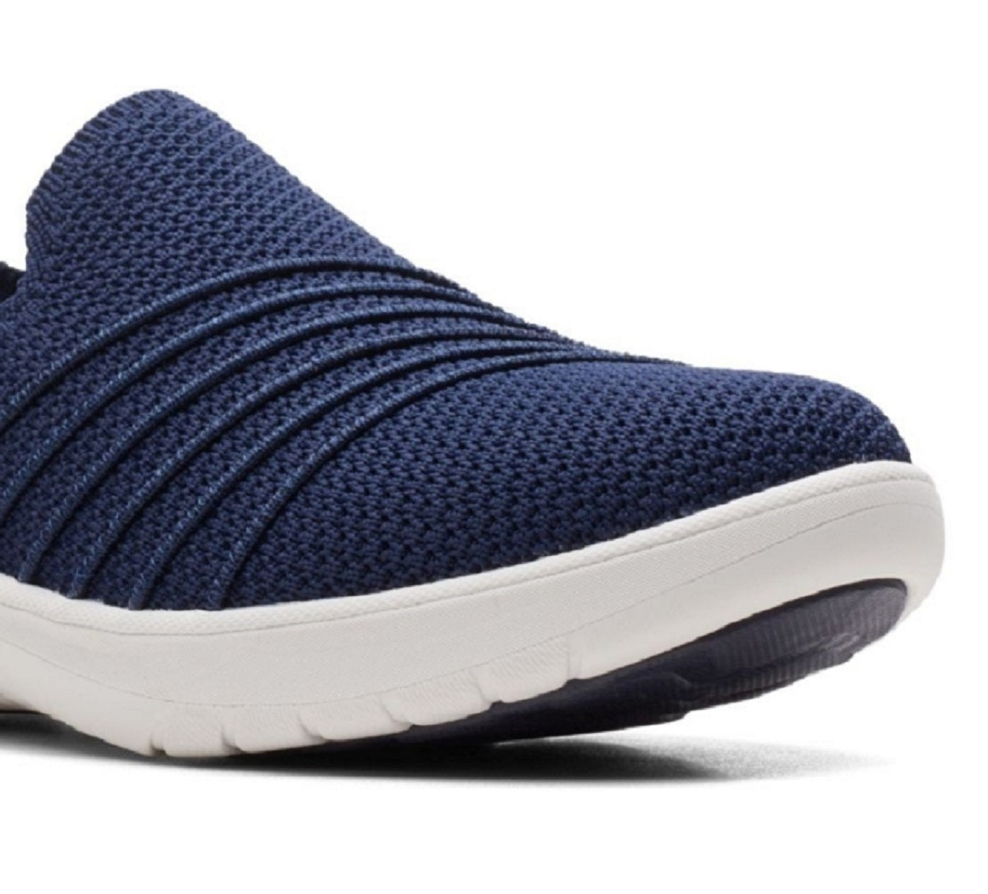 Sapatilhas Clarks Cloudstepper Adella Step para mulher, azul, tamanho 8 M