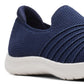 Sapatilhas Clarks Cloudstepper Adella Step para mulher, azul, tamanho 8 M
