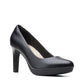 Sapatos sociais Clarks Ambyr Joy femininos, pretos, tamanho 6,5 M