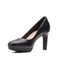 Sapatos sociais Clarks Ambyr Joy femininos, pretos, tamanho 6,5 M