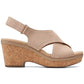 Sandálias Clarks Giselle Cove Femininas Marrons Tamanho 7 M