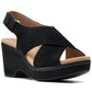 Sandálias Clarks Giselle Cove Femininas Pretas Tamanho 8,5 W