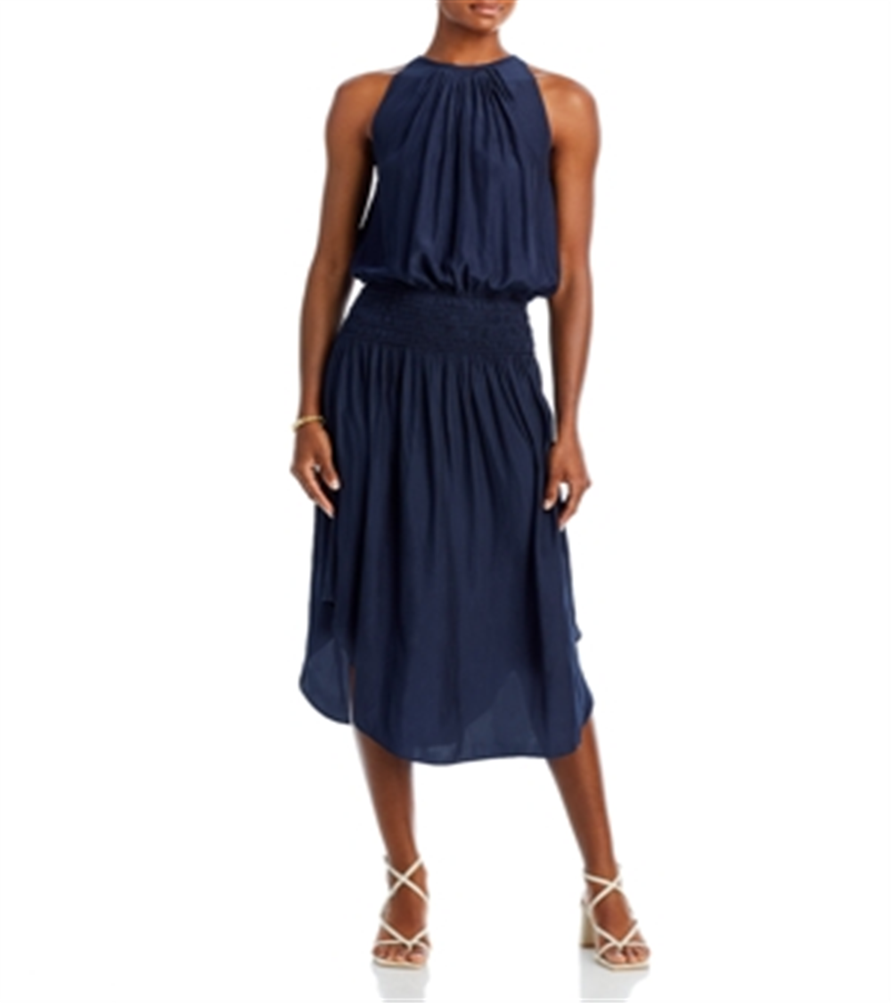 Vestido Audrey Blouson Feminino Ramy Brook Azul Tamanho Pequeno