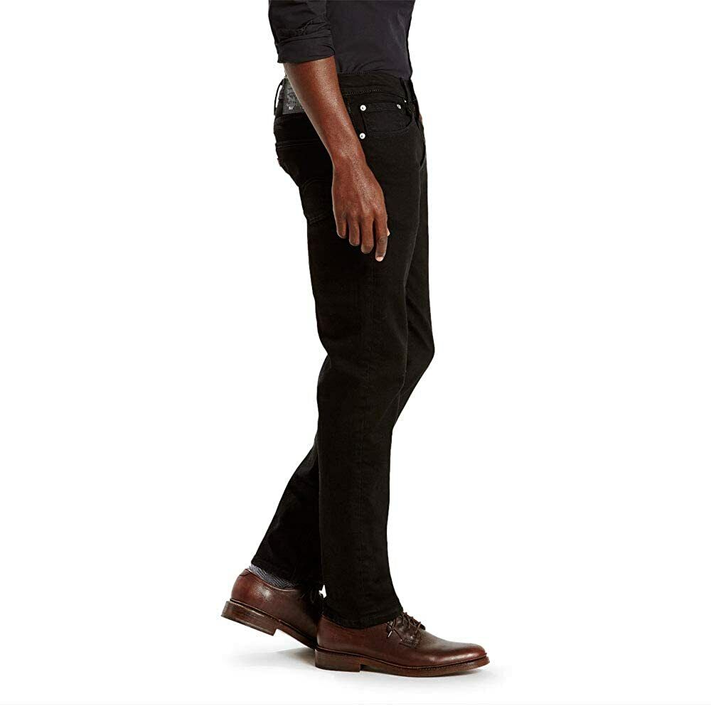 Calça jeans Levi's 511 Slim Fit Masculina Preta Tamanho 34 x 32